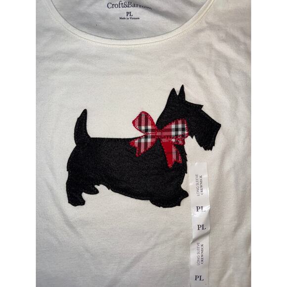 CROFT & BARROW - NEW - PETITE LARGE PL SHIRT - Picture 2 of 2